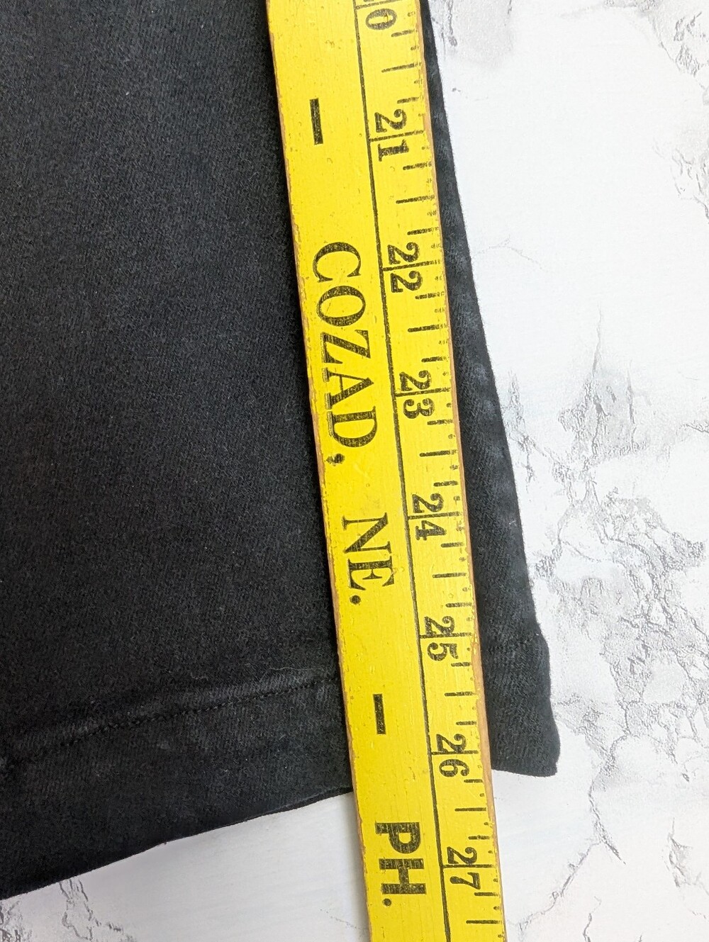 Lauren Ralph Lauren Sz 10 Modern Straight Curvy Black Jeans - Picture 10 of 12